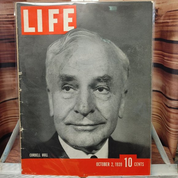Life Other - Vintage LIFE Magazine | October 2, 1939 " Cordell Hull " GC